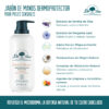 Ingredientes del jabón de manos para pieles sensibles