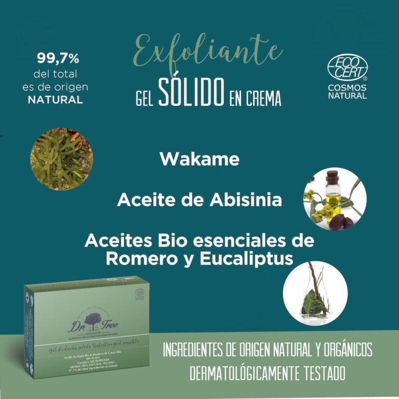 ingredientes gel solido exfoliante
