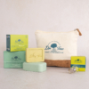 Kit del viajero con imán porta sólidos frontal