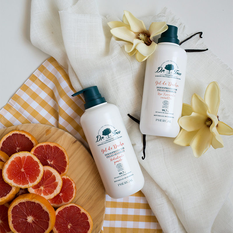 Gel de ducha dermoprotector para pieles sensibles Dr. Tree