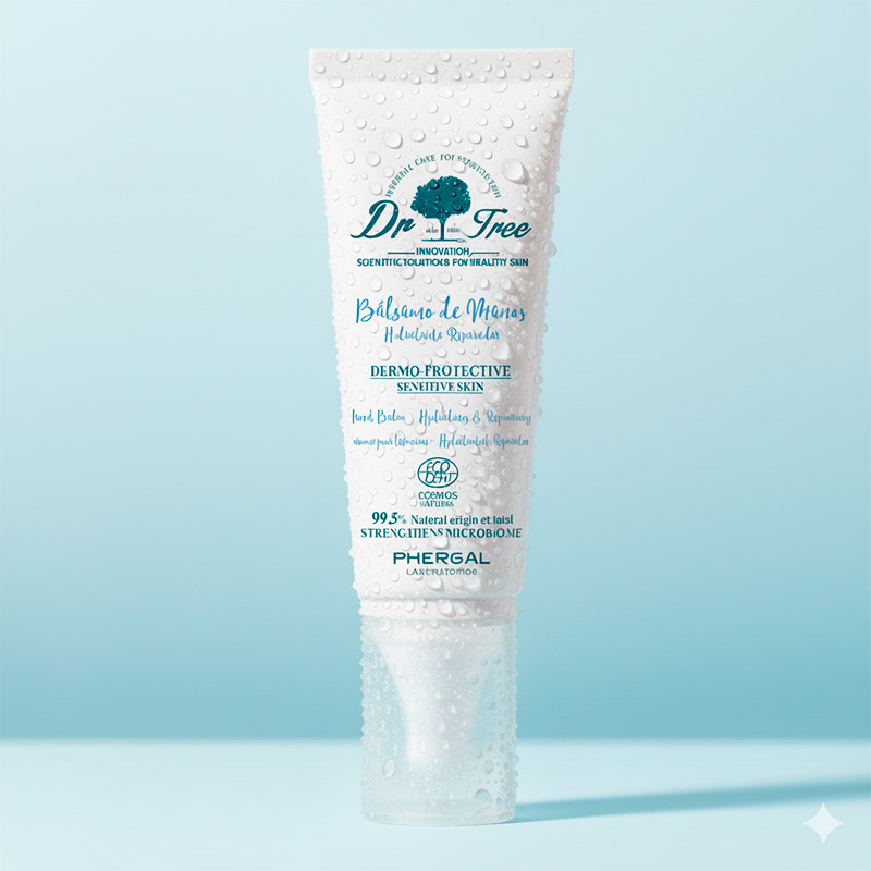 Crema de manos hidratante para pieles sensibles Dr Tree
